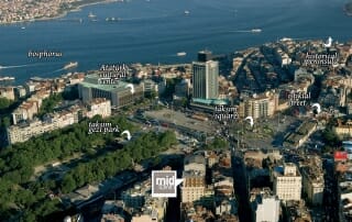 Location of Midtown Hotel