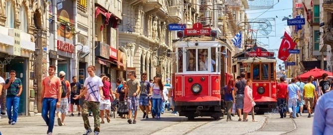 Tramway on İstiklal Avenue